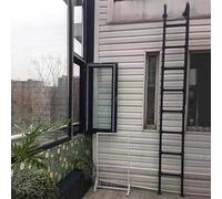 GHHVFEC Escalera de Emergencia Resistente para Huecos de Ventana, de Hierro Forjado, de 2,9 m/9,5 pies, para áticos, Ideal para escaladas en Interiores y Exteriores.