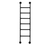 GHHVFEC Escalera de Hierro para Salida de sótanos, Ideal para Escape de Incendios y Montaje en Pared, Ideal para Interiores y Exteriores, para lofts, Villas y garajes, de 230 cm (91 pulgad