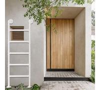 GHHVFEC Escalera de Salida Blanca de peldaños para sótano, de Metal, de 3,3 a 9,8 pies, para Loft, Villa, Garaje, Ventana, Acceso a litera Interior (175 cm/69 Pulgadas)