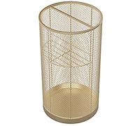 GHHVFEC Soporte para Paraguas Redondo Transpirable con Base Antideslizante, diseño de Malla metálica para pasillos de Oficina, solución de Almacenamiento Elegante para Apartamentos y recibidores.