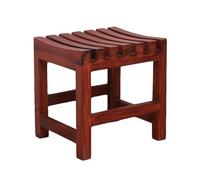 GHHVFEC Taburete de Ducha de Madera Antideslizante e Impermeable: Elegante y Duradero, 30 x 25 x 30 cm, para baño, Dormitorio, Entrada, cambiarse de Zapatos y Uso doméstico.
