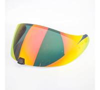 GHHVM Visera Casco de Motocicleta para Scorpion EXO-R420, Motor Lente de Motocicleta, Visera Tintada, Casco de Motocicleta Visera de Repuesto,Normal-D Gold Red