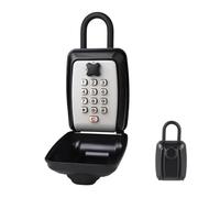 GHHZML Cajetin Llaves con Codigo Caja de Seguridad con Cerradura Llave, Caja Almacenamiento Secreta, contraseña, sin(Grey)