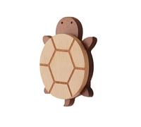 GHHZML Colgador Llaves Pared Ganchos de madera maciza con forma animal for el hogar, ganchos tortuga, perchas for cocina, dormitorio, armario, cajón, pomo puerta para la Entrada(Black walnut)