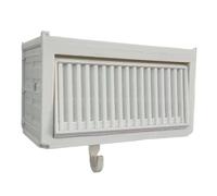 GHHZML Colgador Llaves Pared Perchero multifuncional con puerta que se abre for llaves de coche, divertido y ahorrador espacio for montar en la pared para la Entrada(White)