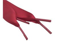 GHHZML Cordones Zapatos 1 par de cordones planos 2CM ancho, cinta raso, zapatos deportivos blancos for mujer, 110CM longitud(Deep Red)