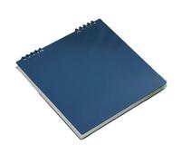 GHHZML Cuaderno Espiral 1 bloc de notas plegable, cuaderno bocetos, papelería, B5, diario, hoja(Blue2)