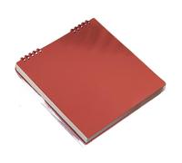 GHHZML Cuaderno Espiral 1 bloc de notas plegable, cuaderno bocetos, papelería, B5, diario, hoja(Red)