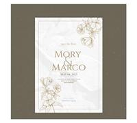 GHHZML Invitaciones Boda Regalos De Fiesta, Tarjeta Felicitación Boda, Aniversario, Del Día San Valentín para Bricolaje(Style 10,100pcs 5x7inch)