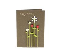 GHHZML Invitaciones Boda Tarjeta Postal 3D For Cumpleaños, Navidad, Invitaciones De Boda, Tarjetas Felicitación, Mensaje Flores Hecha A Mano, Agradecimiento para Bricolaje(A)