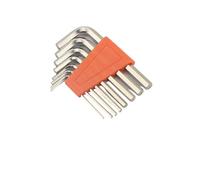 GHHZML Llaves Allen Destornillador de doble extremo tipo L, juego Llaves hexagonales, llave Allen, bola plana hexagonal, cabeza estrella Torx, llaves, herramientas mano(Flat Head 8PCS s)