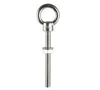 GHHZML Perno De Anillo Perno de ojo elevación hombro largo con orificio for anillo tuerca, acero inoxidable 316, M6, M8, M10 y M12(1pcs,M6X60)