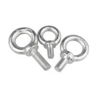GHHZML Perno De Anillo Tornillos de ojo M6 M8 M10 M12 M14 M16 M18 M20 Tornillo gancho anillo redondo galvanizado(M12x25mm-1pcs)