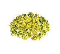 GHHZML Piedra Decorativa para Acuario 50 Uds. De Confeti, Adorno de Boda, adoquines, Paisaje for Acuario, Piedras Artificiales Coloridas, Cubitos Hielo Cristal, guijarros Relleno for jarrón(Yellow)