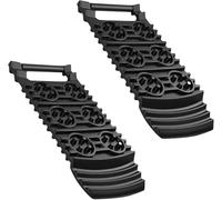 GHHZML Planchas Desatasco 4x4 Tablero de Escape neumáticos Coche, Cadenas Antideslizantes Emergencia, Estera tracción, Pistas recuperación, Pala Cadena for Nieve, rampas, Almohadilla Ruedas(2PCS)
