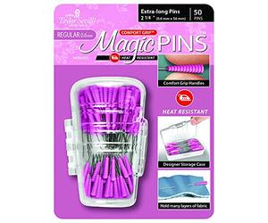 GHI Extra Largo Magic Alfileres, Rosa, 0.6 x 56mm, 50