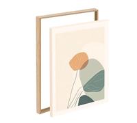 GHIBFBT Marco de juntas de sombra para bastidor, 60 x 90 cm, marco de metal de aluminio con espaciadores ajustables, efecto de profundidad, marco para cambio de diseño (grano de madera, 60 x 90 cm)