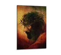 GHIBYN Póster decorativo de la película La pasión de Cristo para pared e impresión artística moderna para dormitorio familiar, 60 x 90 cm