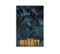 GHIBYN Póster decorativo de la serie de televisión The Walking Dead City of The Dead (La ciudad muerta viviente) y póster decorativo de lienzo para pared e impresión artística moderna para dormitorio