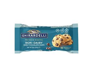 Ghirardelli Chocolate Company - Chispas de chocolate negro sin lácteos para hornear (12 unidades, 284 ml)