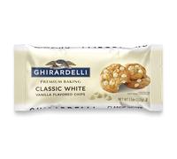 Ghirardelli Pasta de panadería de chocolate blanco clásico - Bolsa de 312 gramos