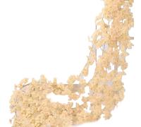 Ghirlanda Di Fiori Di Ciliegio Artificiali - Vite Decorativa 135 Teste In Seta | Finto Per Matrimoni, Feste, Da Giardino E Decorazioni Casa | Vite Rosa Champagne Bianco