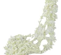 Ghirlanda Di Fiori Di Ciliegio Artificiali - Vite Decorativa 135 Teste In Seta | Finto Per Matrimoni, Feste, Da Giardino E Decorazioni Casa | Vite Rosa Champagne Bianco