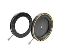 GHJ567RE 1 Uds. Diafragma de Iris óptico con Zoom Ajustable de 2,5-36mm, Adaptador de microscopio de cámara For Digital de Condensador de Apertura for Uso con Cuchillas de 18 Uds.