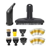 GHJ567RE Juego de Accesorios de 10 Piezas for limpiadores a Vapor for karcher SC1, SC2, SC3, SC4, SC5: Incluye boquillas, cepillos y paños.