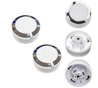 GHJ567RE Perilla de Control del Temporizador de la Secadora WE01X24552 de Repuesto Compatible con for GE for General Electric AP6026722, 4396547, PS11736611(White Silver 1Pcs)