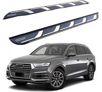 GHJC Panel basculante Pedales Barra Paso Lateral Coche para Audi Q7 2016-2022 estribos Extensión Falda Lateral