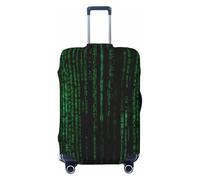 Ghjkfbf Hacker Era - Funda protectora para maleta de equipaje, lavable, con cremallera oculta, Negro -, S