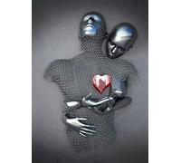 GHJKL Figuras de metal 3D Estatua Arte Amor Besos Abrazo Pareja Imagen Póster Arte de la pared Decoración de la pared de la sala de estar, sin marco (Estatua 03,50 x 70 cm-1 unidad)
