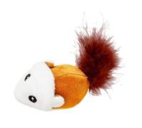 Ghjkldha Automatic Moving Interactive Cat Toy, Smart Pet Interactive, 7.5x4.5x3.7cm, Rechargeable Kitten Toy, Perfect For Exercise and Boredom Relief, Yellow Color
