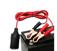 Ghjkldha Battery Socket Plug, Heavy Duty Clamp Adapter, 50cm Power Extension Cable, Copper Core Automotive Connector, Vehicle Inverter Charging Lead, Car Truck RV for Air Compressor Power Use
