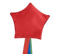Ghjkldha Bean Bags, Star Bean Bag Hand Plaything, Portable Throwing Toy with Ribbons, Fun Backyard Outdoor Game, 3.54x3.54x1.18 Inches, Perfect for Camping Classroom Beach Indoor Play