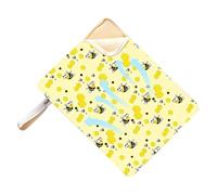 Ghjkldha Beeswax Bread Bag, Large Capacity Reusable Wide Opening Bread Storage Bag, Natural Beeswax Kitchen Breads Keeper for Home Bakery Picnic Camping Lunch Packing Fresh Food Storage