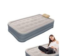Ghjkldha Blow Up Air Mattress, Inflatable Twin Bed with Built in Pump, Automatic Being Inflating Guest Bed, Compact & Comfortable Sleeping Pad, Portable Folding Airbed for Home and Camping