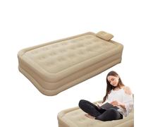 Ghjkldha Blow Up Air Mattress, Inflatable Twin Bed with Built in Pump, Automatic Being Inflating Guest Bed, Compact & Comfortable Sleeping Pad, Portable Folding Airbed for Home and Camping