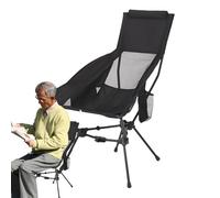 Ghjkldha Camping Chair, Foldable Lightweight Hiking Seat, Comfortable Head Support, Space Saving Design, Easy to Carry, Great for Hiking, Beach, Picnic, Travel