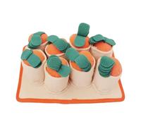 Ghjkldha Carrot Snuffle Mat Dogs, Colorful Dog Digging Toys, Felt Pet Feeding Pad, Interactive Enrichment Toy, Activity Home, Travel, Mental Stimulation for Pets