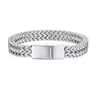 Ghjkldha Cool Bracelets Punk, Stainless Steel Jewelry, Modern Wrist Charm, Exquisite Fashion Accessory, Sturdy Decoration Band, for Men Dad Grandpa Son Friends Family Birthday Gift Style