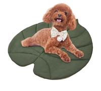 Ghjkldha Dog Mat, Leaves Shaped Warm Mattress, 25.59x27.56 Inches Soft Washable Pad, Cozy Protector, Ideal for Car Floor, Sofa, Bed, Chair, Travel, Camping, Comfortable Pet Resting Spot