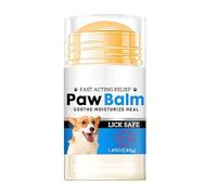 Ghjkldha Dog Paw Balm, Dry Moisture Balm, 40g Pet Care Salve Relief, Natural Beeswax Pet Nose Butter, Paw Nose Care Stick, All Breeds Year Round Winter Snow Ice Salt Pavement 1.42x1.42x3.07 Inches