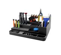 Ghjkldha Driver Rack, Precision Bit Holder Kit, Compact Bench Display Stand, Aluminum Workshop Access System, Electronics Repair Station Tools, Home Workb Phone Tablet Service for Hobby Fix Use