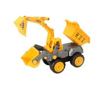 Ghjkldha Excavator Toy, Children Shovel Vehicles Multi Functional Design, Educational Learning Construction Toys, Yellow Durable Build, Size: 10.83x4.92x8.46 Inches, For Kids and
