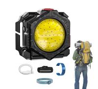 Ghjkldha Faros delanteros para adultos recargables, linterna frontal para la cintura, faro brillante, luz de muñeca recargable, diadema ligera para ciclismo, trabajo, camping, versátil