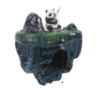 Ghjkldha Fishing Aquarium Decorations, Betta Fish Tank, Aquarium Island Decor Ornament, Landscaping Accessories, for Home Office Dormitory Living Room Study Display Setup Men Women Family Friends Use