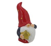 Ghjkldha GNOME Statue, Resin Beard Dwarf, Mini Yard Display Accent, Resin Outdoor Decor Figurine Set, Home Yard Ornament Sculpture, Bed Patio Porch Pool Indoor 2.36 x 2.17 x 3.94 Inches