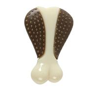 Ghjkldha Indestructible Dog Toys, Aggressive Chewer Dog Toy, Nylon Chew Toy, Beef Flavor Dog Bone Toy, Durable Chew Toy Chicken Leg Shape for Large Dogs, All Breeds